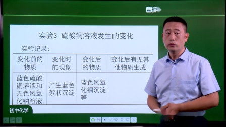 初三化学上册第一单元《课题1 物质的变化和性质》空中课堂
