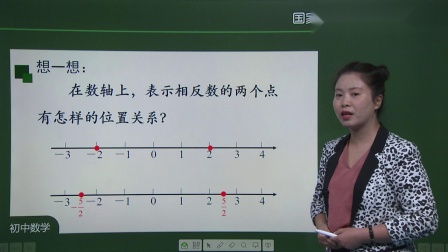 初一数学上册(人教版)1.2.3 相反数